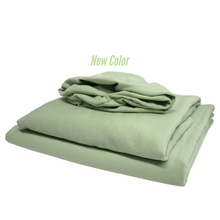 Load image into Gallery viewer, Standard Size Colored Cotton Flannel Sheet Set (Pick your Color and Cradle Style)