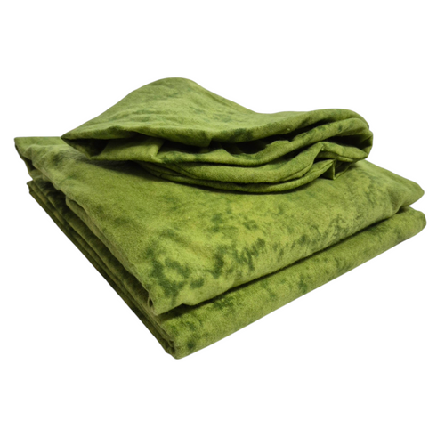 CLEARANCE - Green Marble Cotton Flannel Sheet Set (42